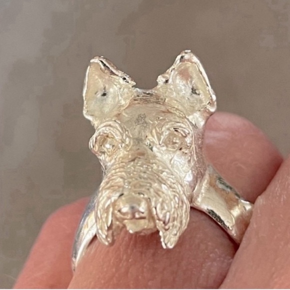 Jewelry - Sterling Silver 925 “Scottie” Scottish Terrier Ring